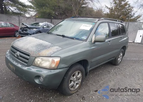 2006 Toyota Highlander V6 из США, поврежденный, VIN JTEEP21A860143724